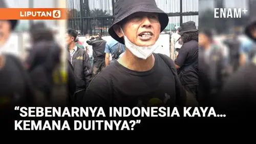 VIDEO: Bendera Bajak Laut One Piece Warnai Aksi Demo di Gedung DPR