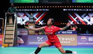 Tunggal putri Indonesia Putri Kusuma Wardani atau Putri KW di Piala Uber 2026. (foto: PBSI)