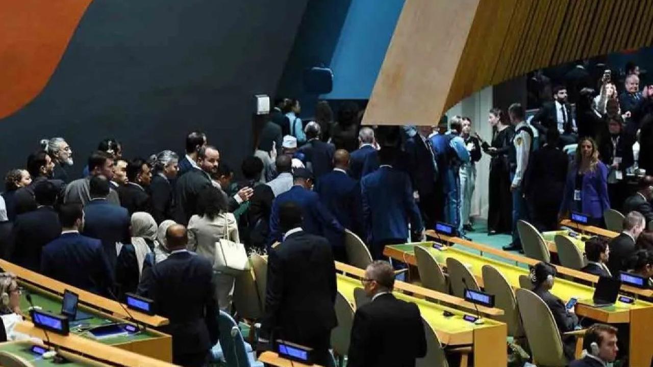 Aksi 'Walk-out' Delegasi dari Puluhan Negara saat Netanyahu Berpidato di Sidang PBB