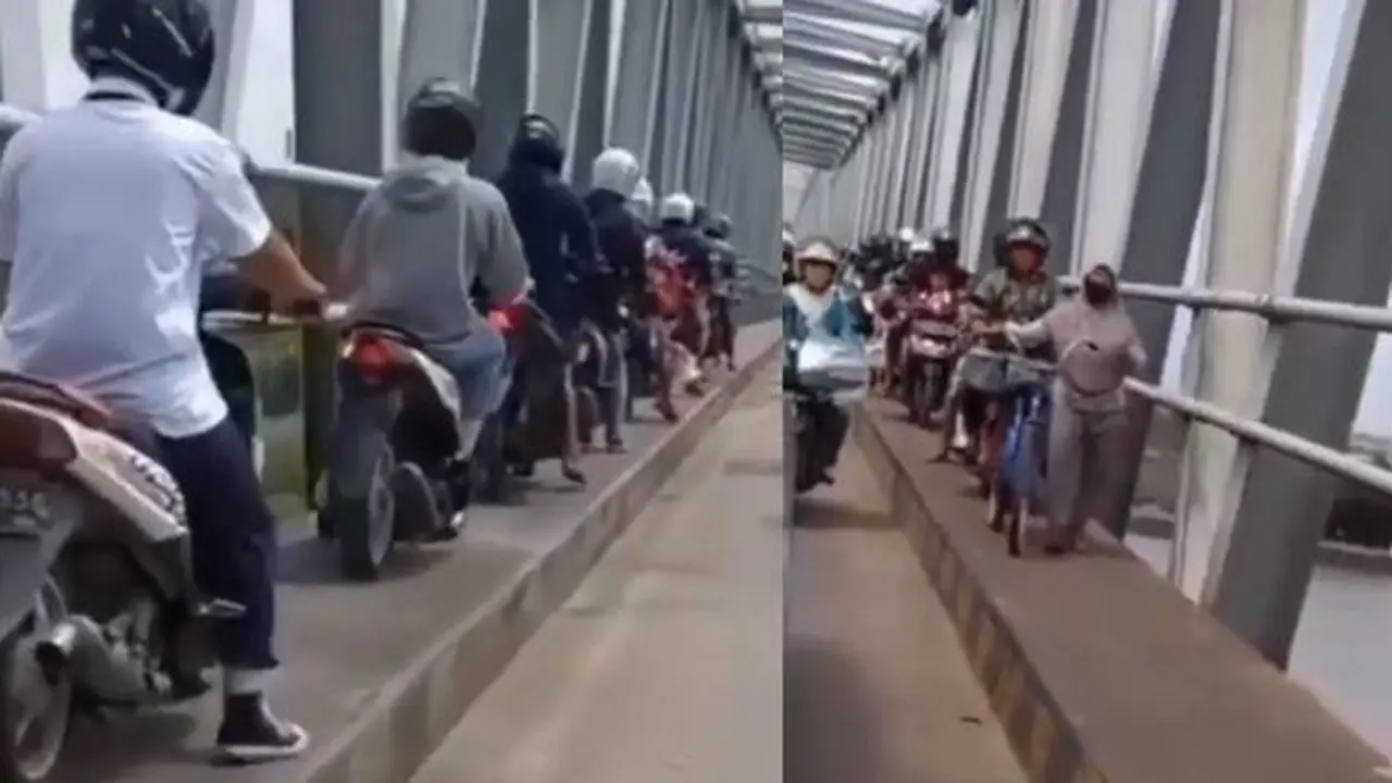 Rombongan pemotor