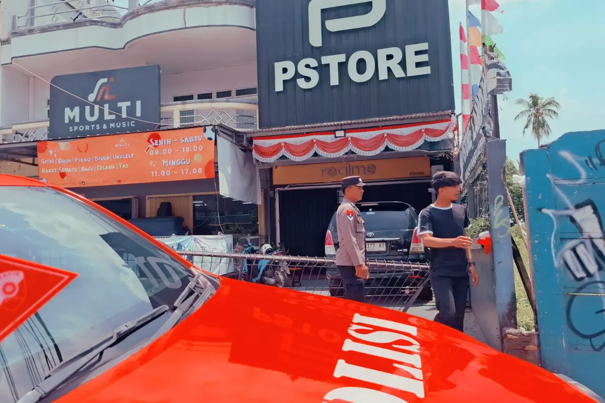 Lokasi kejadian toko HP di Bandar Lampung dibobol maling (Dok. Istimewa)