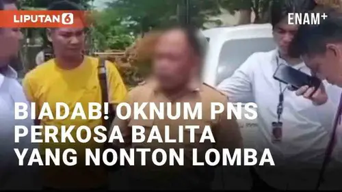 VIDEO: Biadab! Oknum PNS di Sumsel Perkosa Balita Anak Tetangga Saat Nonton Lomba