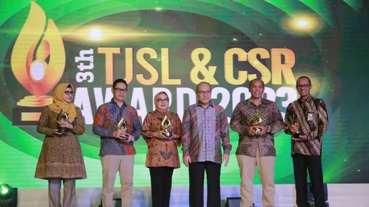 Raih Penghargaan TJSL & CSR Award 2023 Berlat Mendukung Penuh Kemandirian Desa