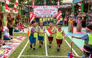 11 Ide Lomba Anak PAUD Kemerdekaan 17 Agustus 1945 HUT RI Ke-81 yang Edukatif dan Aman