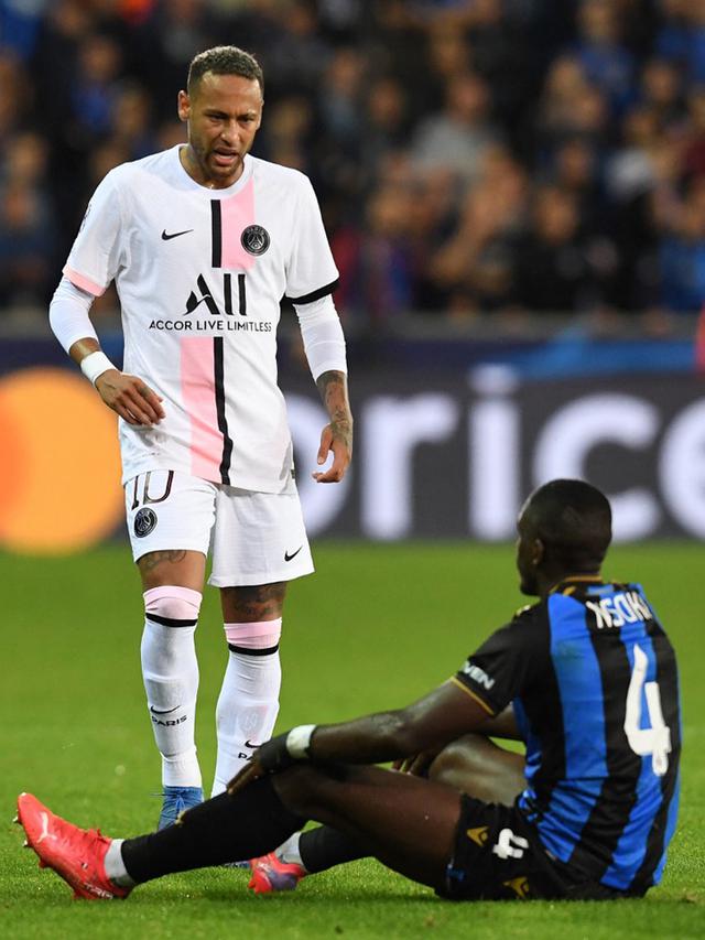 FOTO: PSG Ditahan Imbang Club Brugge di Liga Champions