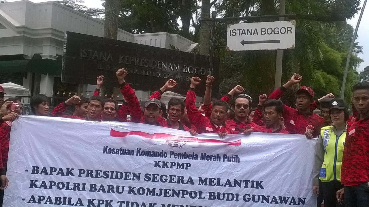 Unjuk rasa di Istana Bogor