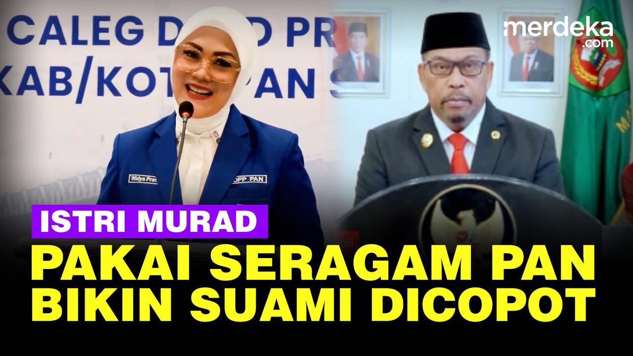 VIDEO: Penampilan Widya Istri Murad Ismail Berseragam PAN, Bikin Suami Dicopot PDIP