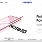 Samsung Galaxy Note 10 varian Aura Pink (Foto: Samsung.com)