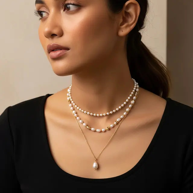 9 Inspirasi Kalung Emas Layering yang Lagi Hits, Tampil Modis dan Berkelas