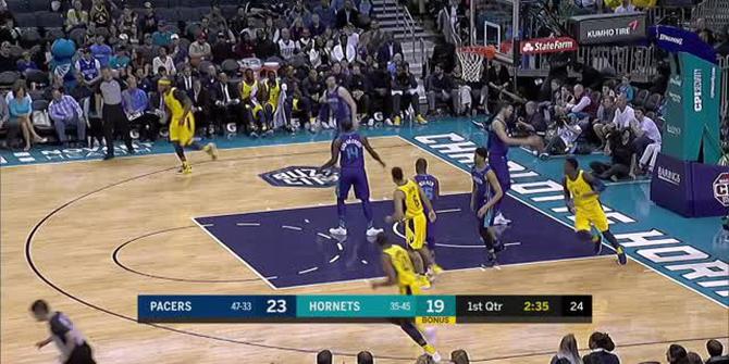 VIDEO : Cuplikan Pertandingan NBA, Pacers 123 vs Hornets 117