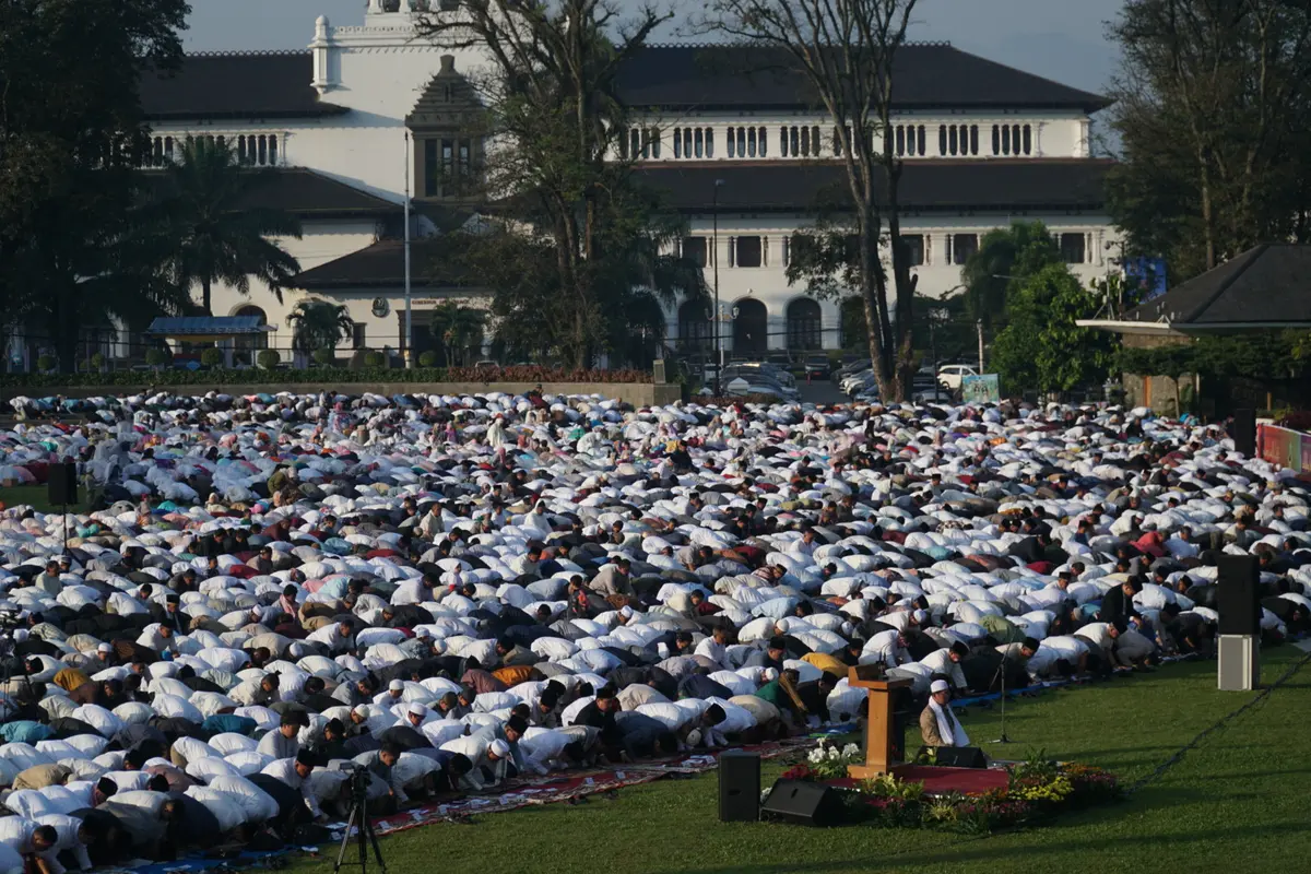 Salat id Lapangan Gasibu