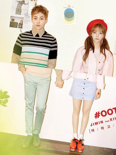 Baru Sehari Diliris Duet Jimin Aoa Dan Xiumin Exo Puncaki Chart News Entertainment Fimela Com