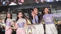 Sisipkan Bahasa Isyarat dalam Koreografi, Girlband Cilik Glitter Panen Pujian. Foto: Tangkapan layar Instagram @glitzofficial_.