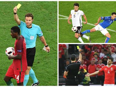 Inilah 7 pemain yang bakal absen pada semifinal Piala Eropa 2016. (AFP)