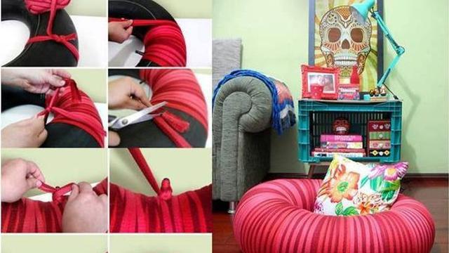 Kreatif, 10 Ide Daur Ulang Ban Bekas Disulap Jadi Benda Bernilai