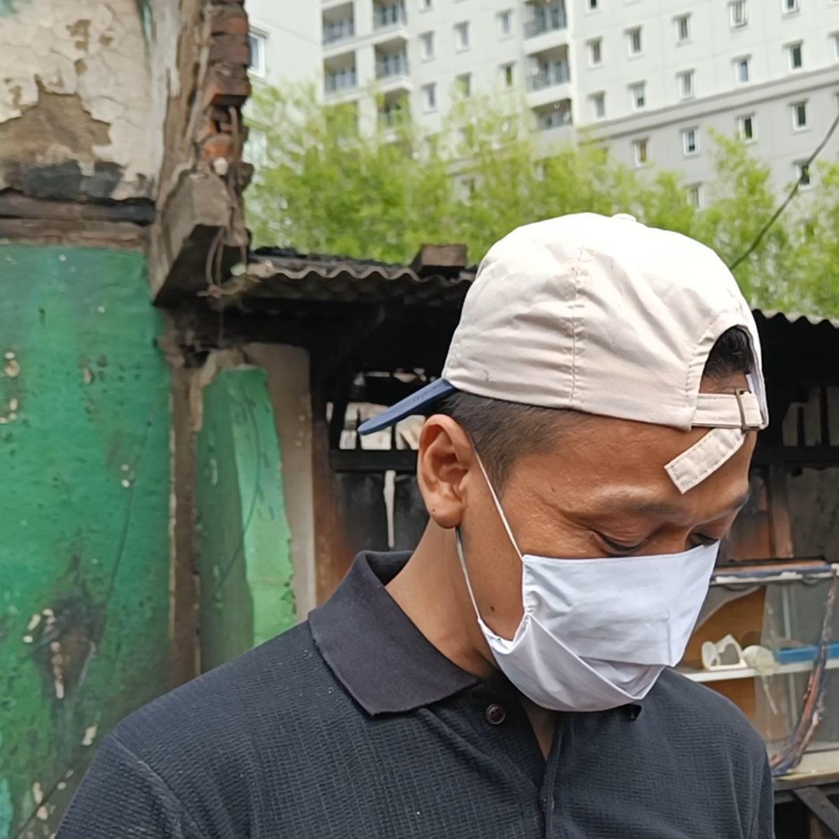 Warga Korban Kebakaran di Kemayoran