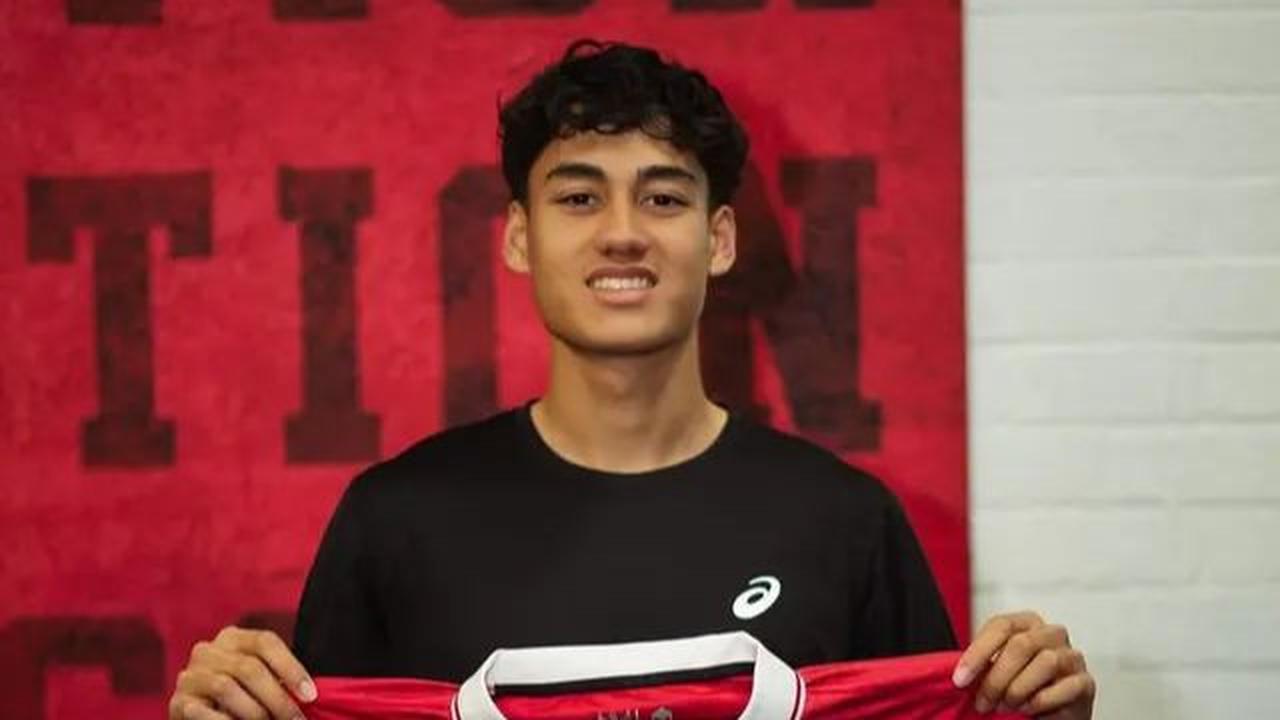 Potret Rafael Struick yang berhasil membobol gawang Korea Selatan juga diunggah dalam akun resmi Piala Asia U-23 2024.
