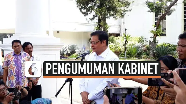 Ketua Umum Partai Golkar Airlangga Hartarto sambangi Istana Kepresidenan, Senin (21/10/2019) siang. Saat ditemui usai bertemu dengan Presiden Jokowi, dirinya mengaku berbincang banyak hal.