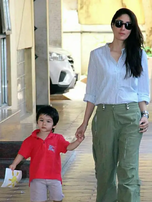Sebagai aktris Bollywood yang terkenal, Kareena harus piawai membagi waktu untuk buah hati dan keluarga kecilnya. (Liputan6.com/IG/@therealkareenakapoor)