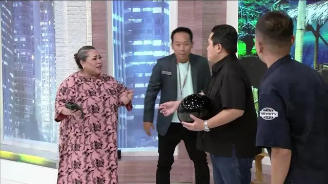 Erick Thohir tampil di program komedi televisi Cross Check!