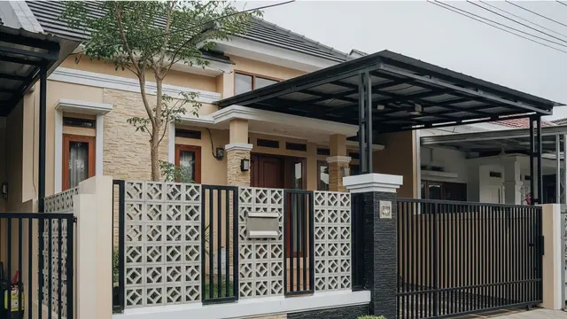 9 Desain Pagar Roster yang Bikin Rumah Subsidi Terlihat Lebih Mahal, Hadirkan Kesan Mewah