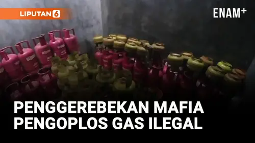 VIDEO: Panik! Mafia Pengoplos Gas di Bogor Kena Grebek!