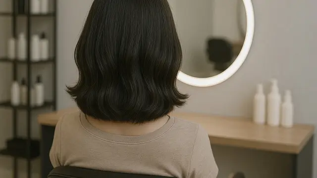 Model Rambut Sebahu Kekinian dari Belakang