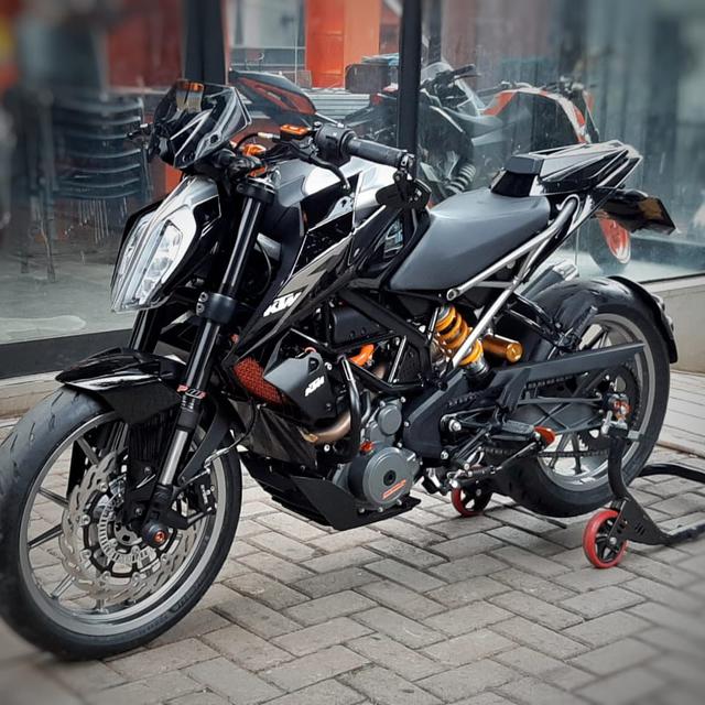 Modifikasi Simple Bikin Tampilan Ktm Duke 250 Lebih Gahar Dan Nyaman Otomotif Liputan6 Com