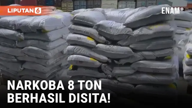 VIDEO: Narkoba 8 Ton Berhasil Disita Kepolisian
