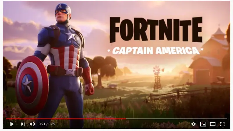 Captain America Kini Hadir di Fortnite