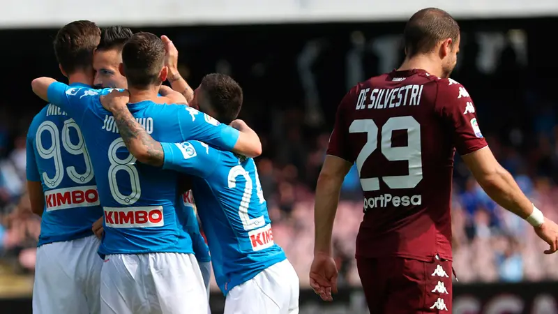 Imbang Lawan Torino, Peluang Napoli Juarai Liga Italia Menipis