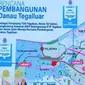 Denah danau buatan Bojongsoang Kabupaten Bandung (Dok. Pemkab Bandung)