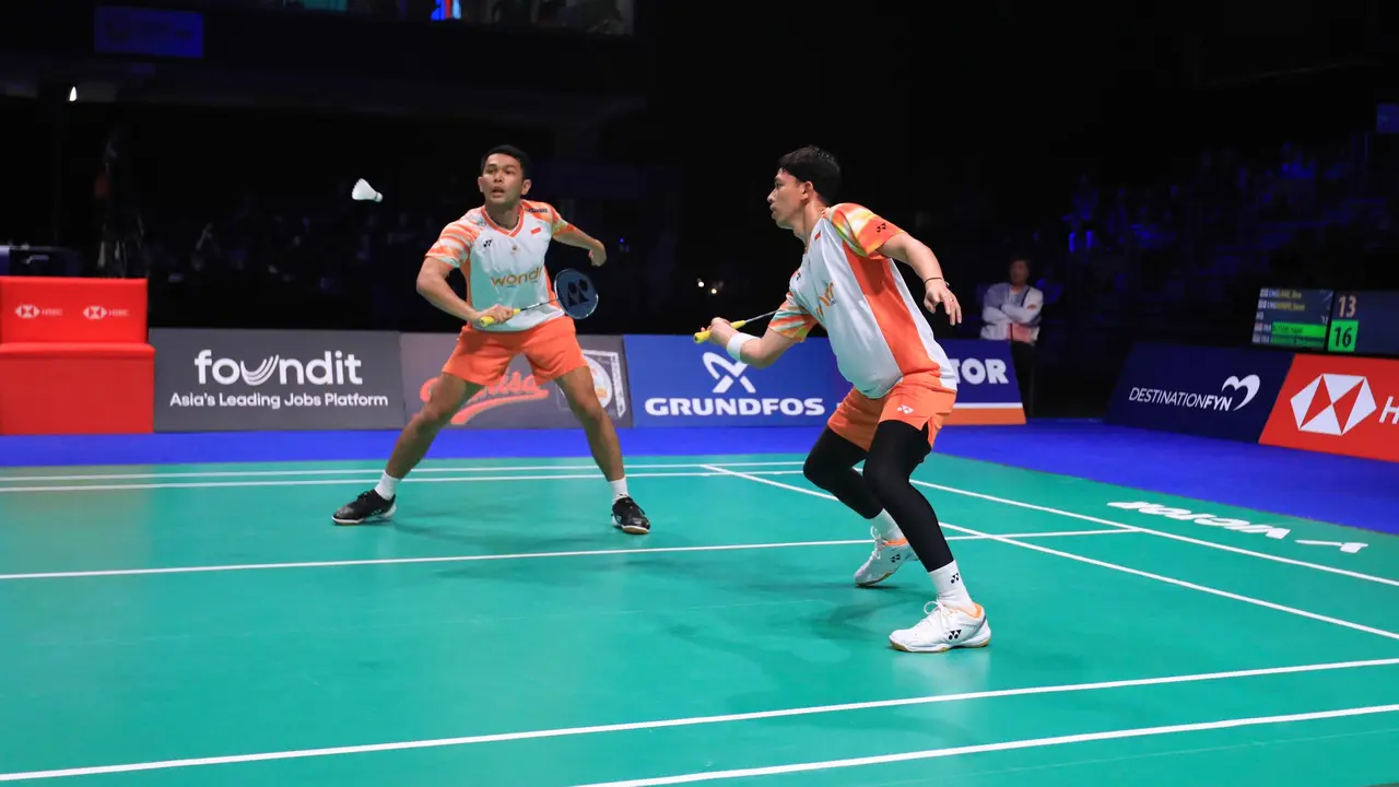 Fajar Alfian/Muhammad Rian Ardianto - Denmark Open 2024 - Bulu Tangkis