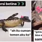 Meme modus buaya betina (Sumber: Twitter/jawafess)