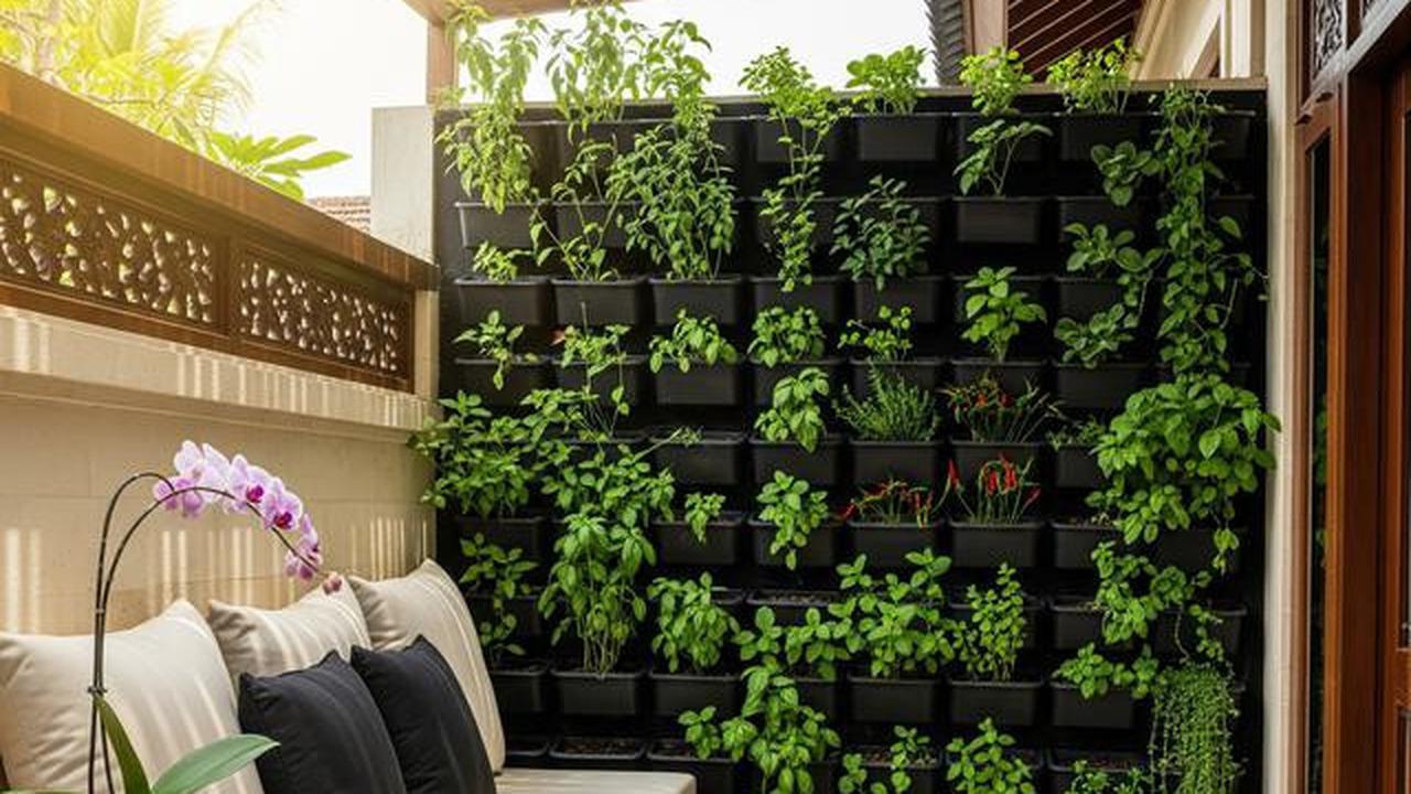 9 Desain Teras Minimalis dengan Kebun Sayur Vertikal, Maksimalkan Lahan Sempit