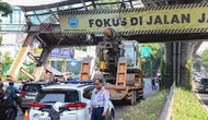 Evakuasi JPO Tendean, Macet Mengular di Sejumlah Jalan