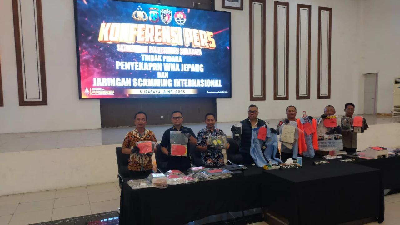 Jaringan Penyekapan dan Penipuan Online Internasional di Surabaya Terbongkar, 41 WNA Diamankan