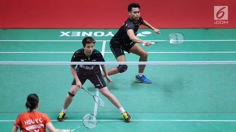 Owi / Butet saat berlaga di Indonesia Masters 2018