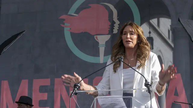 Caitlyn Jenner. (AP Photo/Damian Dovarganes, File)