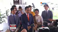 Keluarga Jokowi dalam Pelantikan Presiden 2019.  (screen capture Vidio.com)