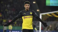 Jadon Sancho (117 juta euro) - Penampilan apik winger berusia 20 ini membuatnya menjadi incaran banyak klub bersar Eropa. Sancho sendiri dikabarkan akan dilepas Dortmund dengan harga transfer 117 juta euro. (AFP/Ina Fassbender)