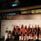 Peserta WTA Finals berpose sebelum tampil