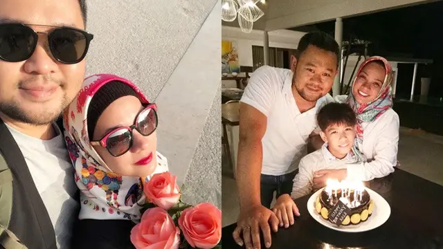 Mengandung Anak Kedua di Usia 40 Tahun, Ini 6 Potret Rachel Maryam dan Suami