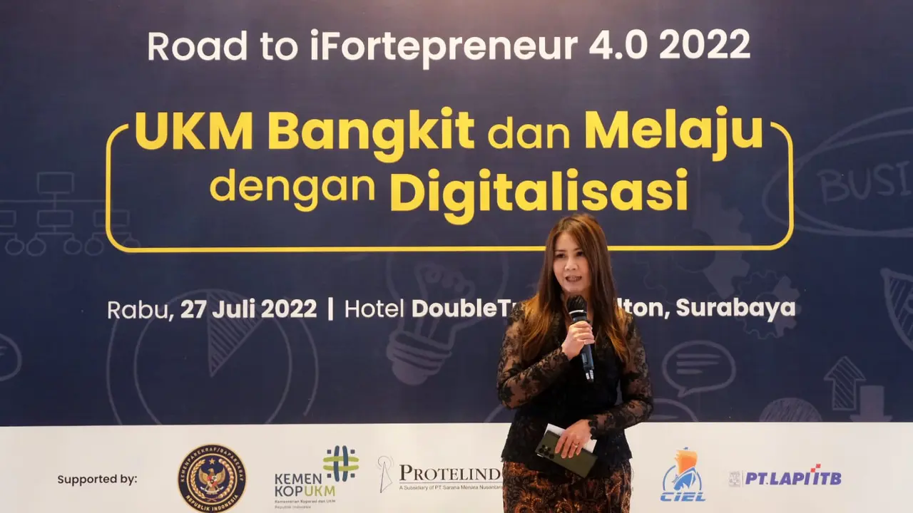 iForte mengadakan sharing session dengan mengambil tema UKM Bangkit dan Melaju Lewat Digitalisasi. (Istimewa).