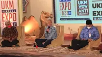 Suasana Sambutan yang di lakukan oleh Gubernur Jawa Tengah Ganjar Pranowo Saat menghadiri acara Ramadan Fest, UKM Virtual Expo (UVO) 2022 dengan tema UKM Wow Anti Selow, di Gedung Gradhika Bhakti Praja, Senin (18/4).(Foto : Titoisnau)