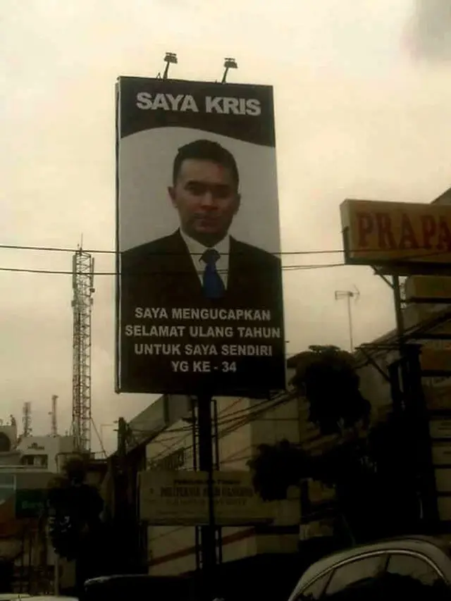 Bikin Viral, Ini 7 Baliho Ucapan Selamat Ulang Tahun yang Jadi Salah Fokus