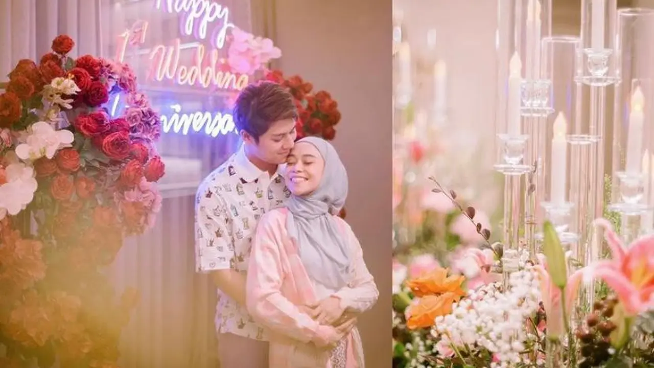 6 Potret Mesra Lesti Kejora dan Rizky Billar Rayakan Anniversary Pertama, Kompak Pakai Outfit Penuh Warna
