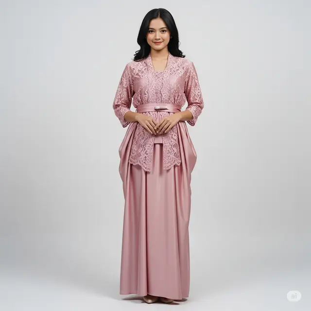11 Model Baju Satin Kombinasi Brokat Terbaru yang Elegan dan Menawan