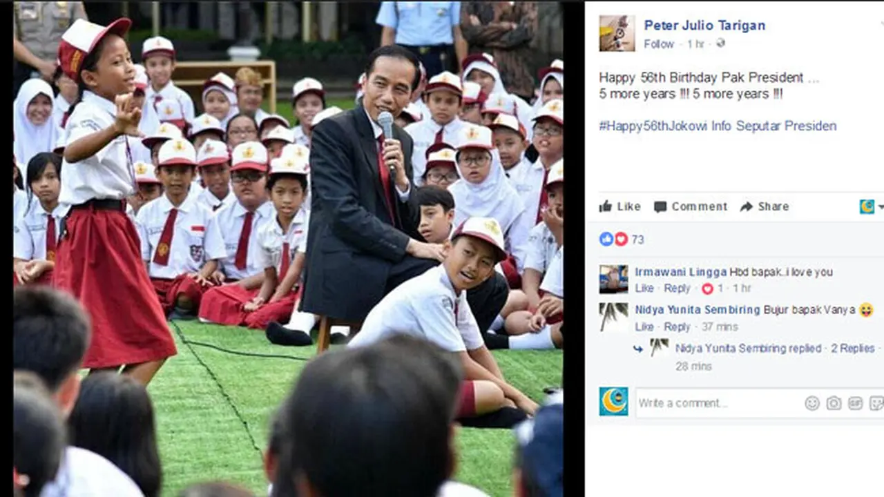 Jokowi di Ultah ke-56, Ini Doa Warganet Terheboh