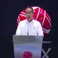 Presiden Jokowi dalam Peresmian Pembukaan Perdagangan Bursa Efek Indonesia Tahun 2023 di Jakarta, Senin (2/1/2023). (Istimewa)
